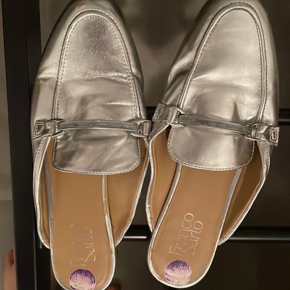 Silver Slip-On Shoes - Picture 1 of 4